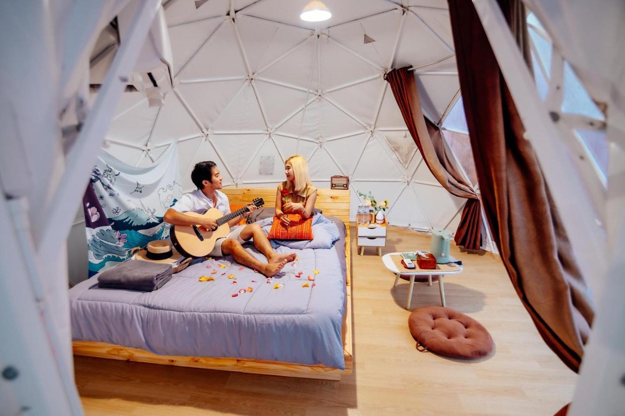 Mon Jam Phu Morinn Camping ม่อนแจ่ม מראה חיצוני תמונה